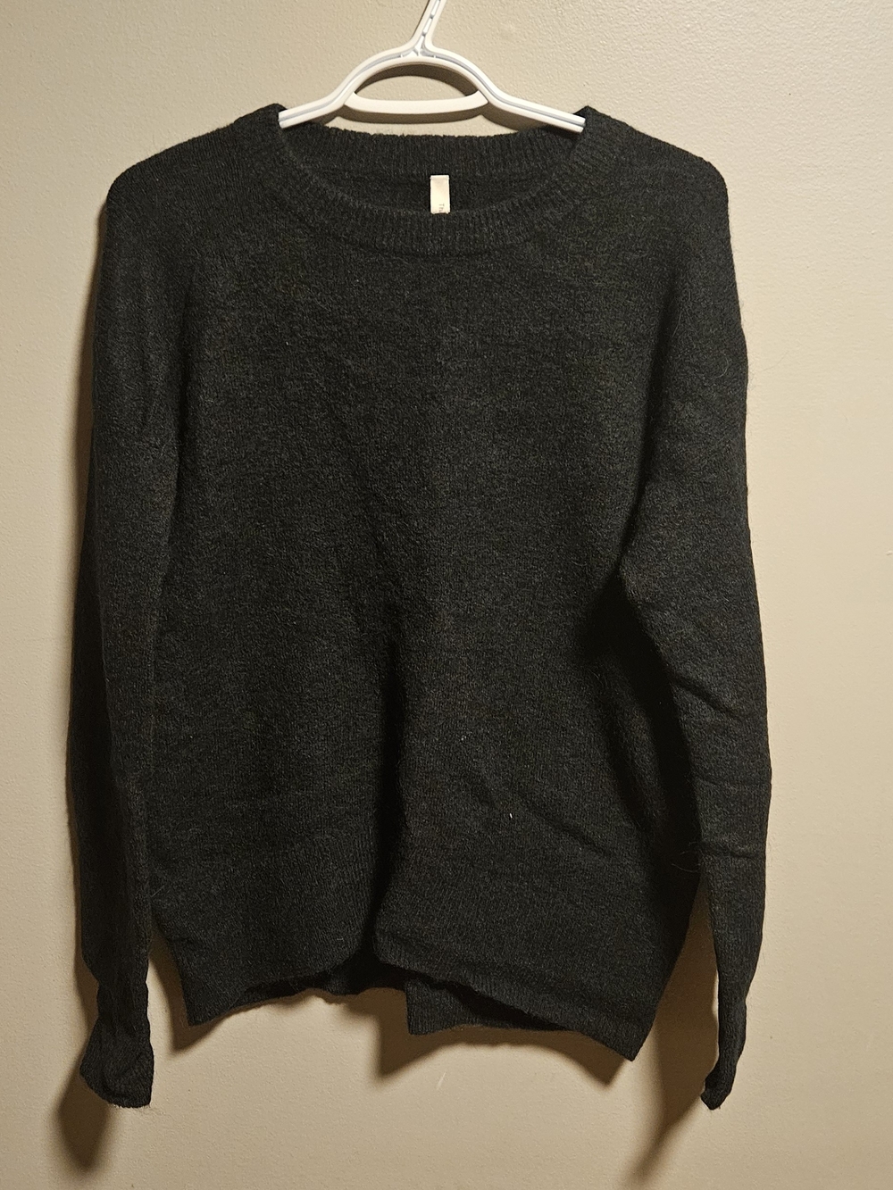 Women's Crewneck Sweater - Dark Charcoal